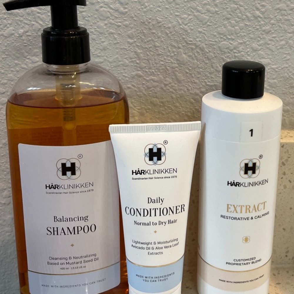 Harklinikken Shampoo, Conditioner, and Extract